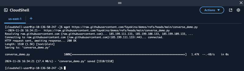 使用 Amazon Bedrock Converse API 节省时间!