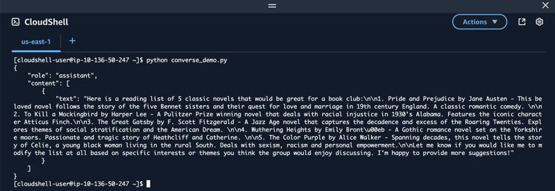 使用 Amazon Bedrock Converse API 节省时间!