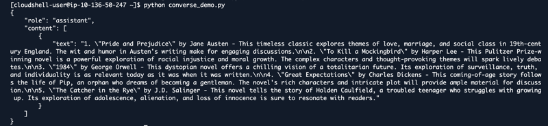 使用 Amazon Bedrock Converse API 节省时间!