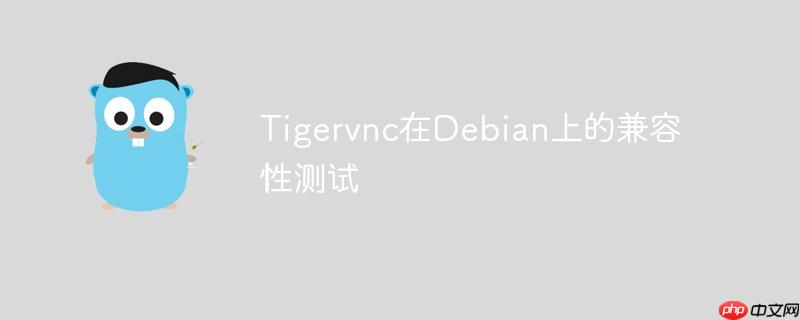 Tigervnc在Debian上的兼容性测试