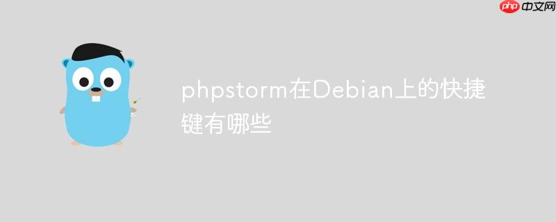 phpstorm在Debian上的快捷键有哪些