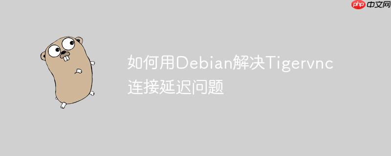 如何用Debian解决Tigervnc连接延迟问题