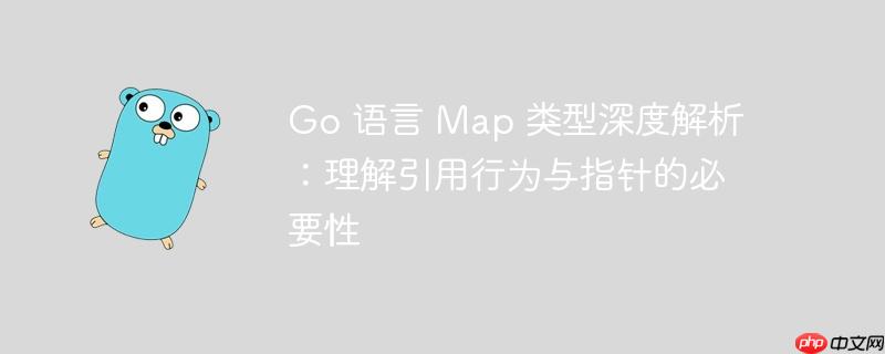 Go 语言 Map 类型深度解析：理解引用行为与指针的必要性