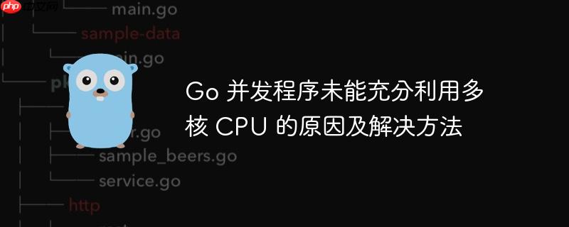 Go 并发程序未能充分利用多核 CPU 的原因及解决方法