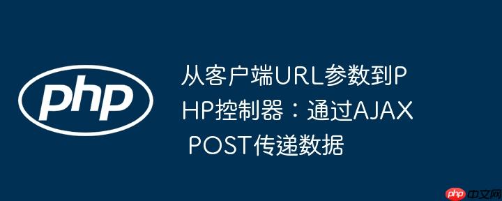 从客户端URL参数到PHP控制器：通过AJAX POST传递数据