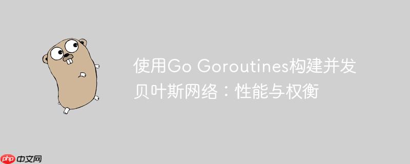 使用Go Goroutines构建并发贝叶斯网络：性能与权衡